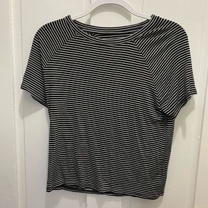 aeo • soft and sexy short sleeve striped shirt